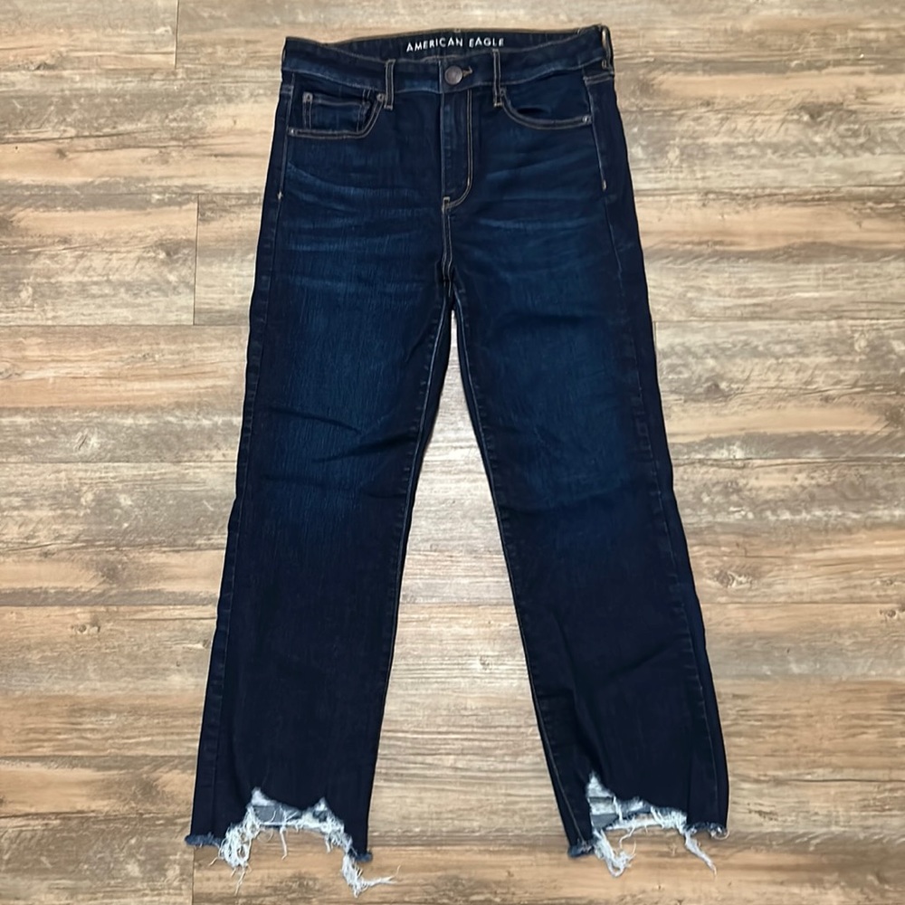 AEO hi-rise crop flare